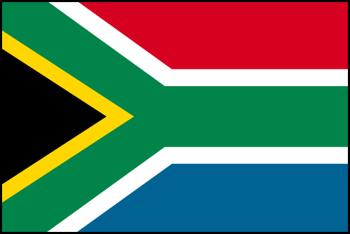 Bandera Sud&aacute;frica