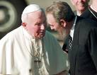 La cruz y el martillo Juan Pablo II y Fidel Castro